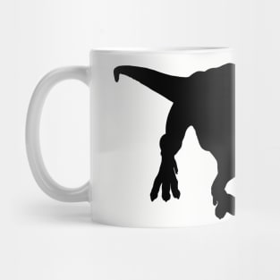 T-Rex VS Man On Toilet Jurassic Park Mug